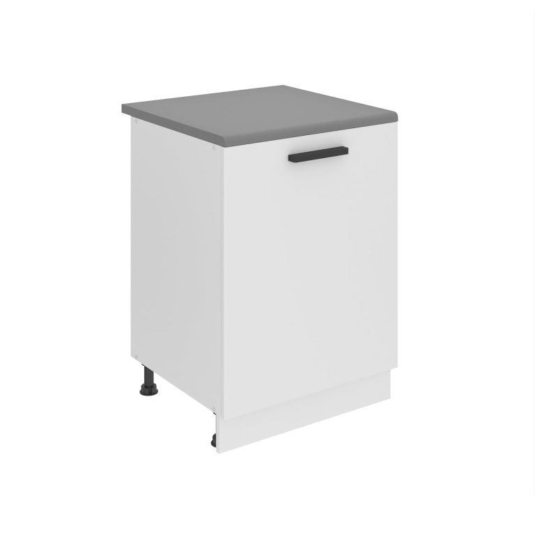 Belini Mobile basso da cucina Premium Versione completa 60 cm bianco opaco con piano di lavoro Produttore TOR SD60/0/WT/WT/B/B1/PP






