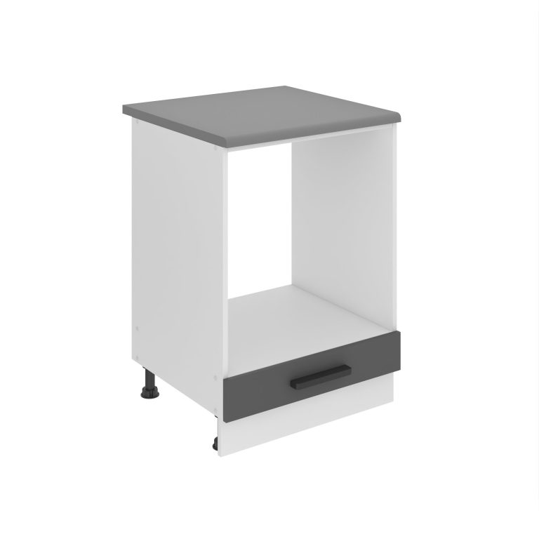 Belini Mobile basso da cucina per incasso del forno Premium Versione completa 60 cm grigio opaco con piano di lavoro Produttore TOR SDP60/0/WT/SR/B/B1/PP







