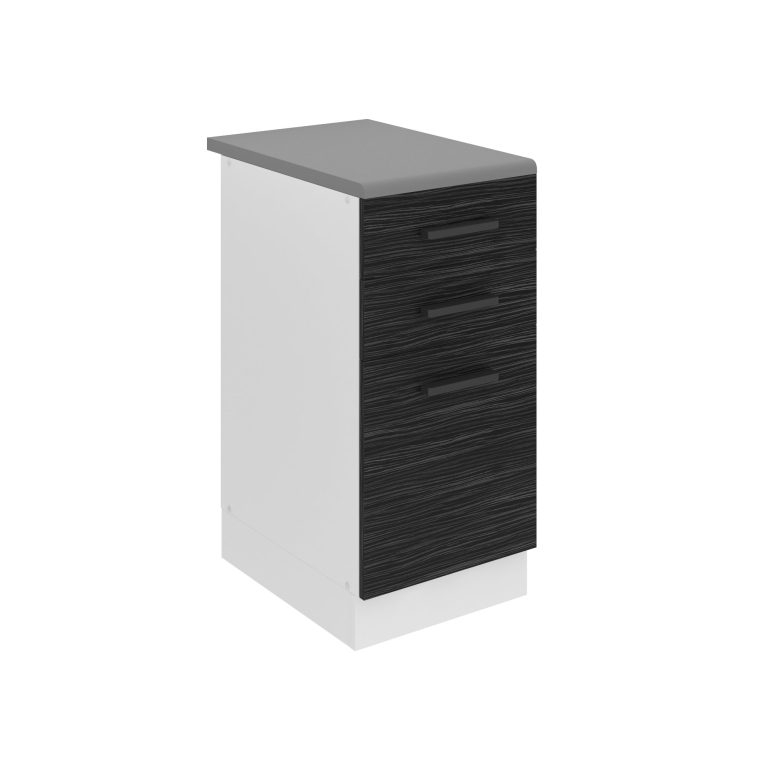 Belini Mobile basso con cassetti Belini Premium Versione completa 40 cm vero ebano con piano di lavoro Produttore TOR SDSZ40/0/WT/HK/B/B1/PP






