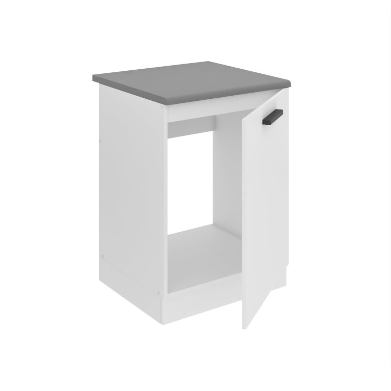 Belini Mobile basso da cucina per lavello Premium Versione completa 60 cm bianco opaco con piano di lavoro Produttore TOR SDZ60/0/WT/WT/B/B1/PP






