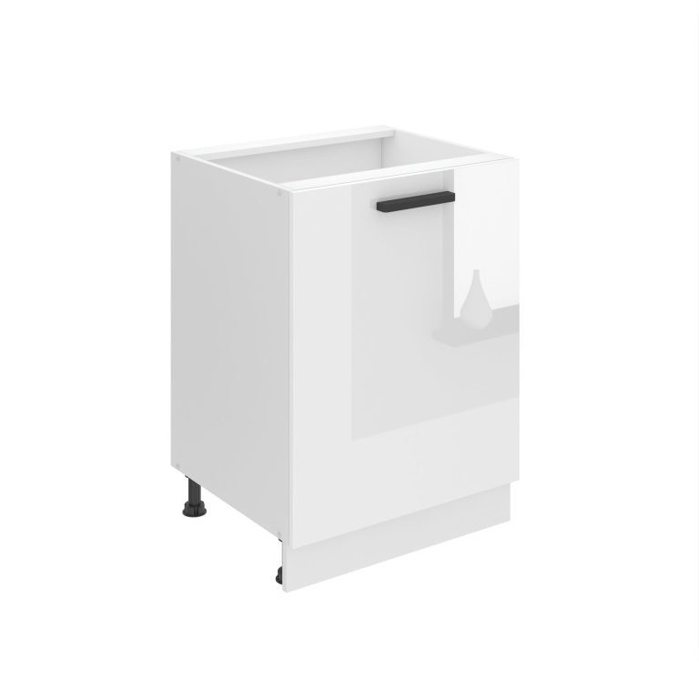 Belini Mobile base Premium Full Version 60 cm in bianco lucido senza piano di lavoro Produttore INF SD60/0/WT/W/0/B1/PP






