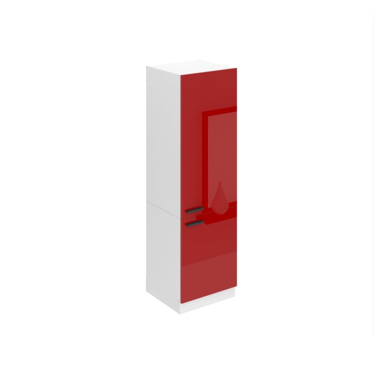 Belini Mobile alto da cucina per incasso del frigorifero Premium Versione completa 60 cm rosso lucido Produttore INF SSL60/0/WT/R/0/B1/PP






