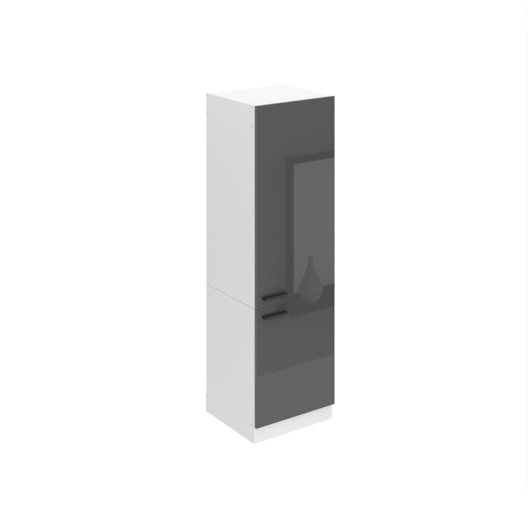 Belini Mobile alto da cucina per incasso del frigorifero Premium Versione completa 60 cm grigio lucido Produttore INF SSL60/0/WT/S/0/B1/PP






