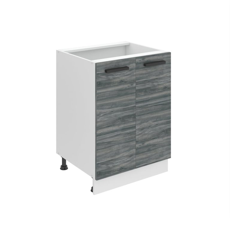 Belini Base Premium Versione Completa 60 cm Grigio Antracite Glamour Wood senza piano di lavoro Produttore TOR SD2-60/0/WT/GW/0/B1/PP