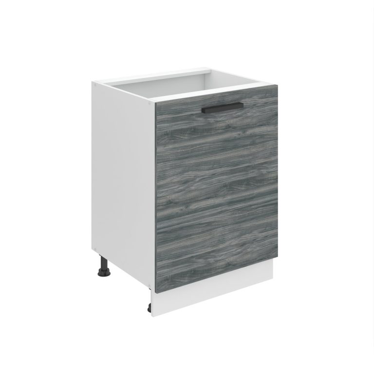 Belini Mobile base Premium Full Version 60 cm in Grau Anthrazit Glamour Wood senza piano di lavoro Produttore TOR SD60/0/WT/GW/0/B1/PP







