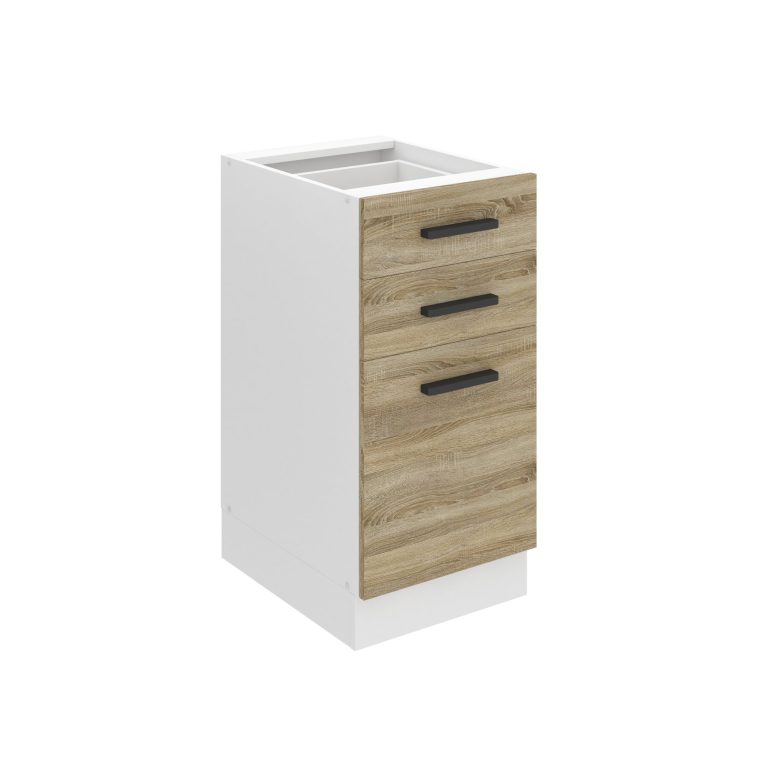 Belini Mobile base con cassetti Premium Versione completa 40 cm rovere Sonoma senza piano di lavoro Produttore TOR SDSZ40/0/WT/DS/0/B1/PP








