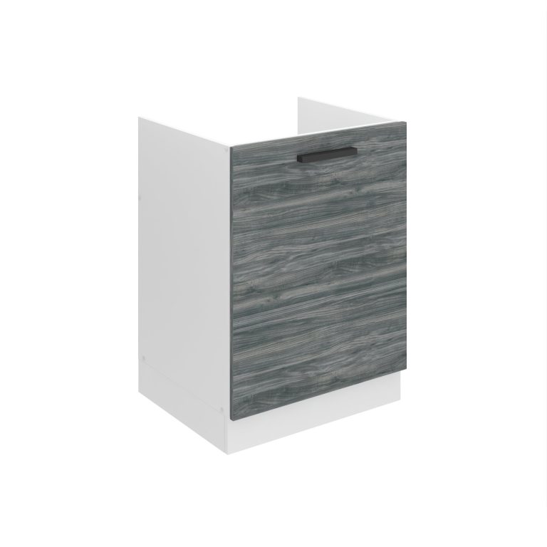 Belini Mobile lavello Premium Version 60 cm grigio antracite Glamour Wood senza piano di lavoro Produttore TOR SDZ60/0/WT/GW/0/B1/PP






