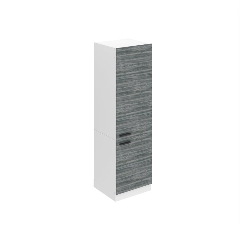 Belini Mobile alto da cucina per incasso del frigorifero Premium Versione completa 60 cm grigio antracite glamour wood Produttore TOR SSL60/0/WT/GW/0/B1/PP






