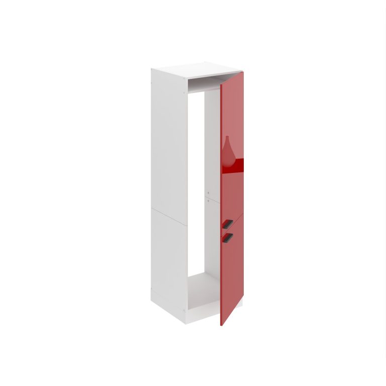 Belini Mobile alto da cucina per incasso del frigorifero Premium Versione completa 60 cm rosso lucido Produttore INF SSL60/0/WT/R/0/B1/PP






