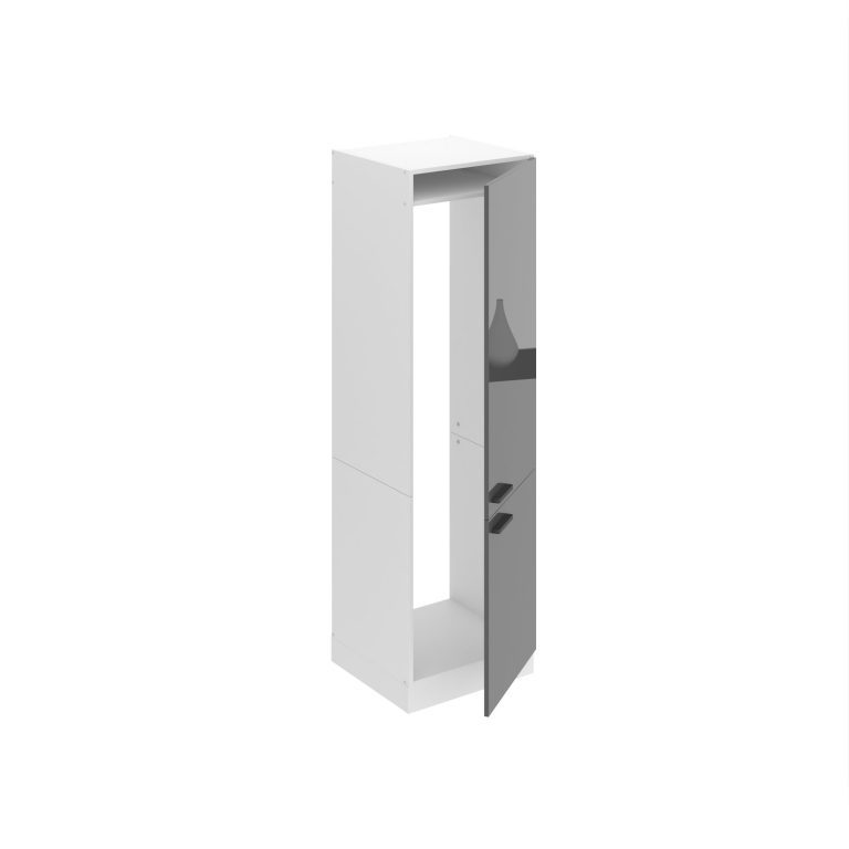 Belini Mobile alto da cucina per incasso del frigorifero Premium Versione completa 60 cm grigio lucido Produttore INF SSL60/0/WT/S/0/B1/PP







