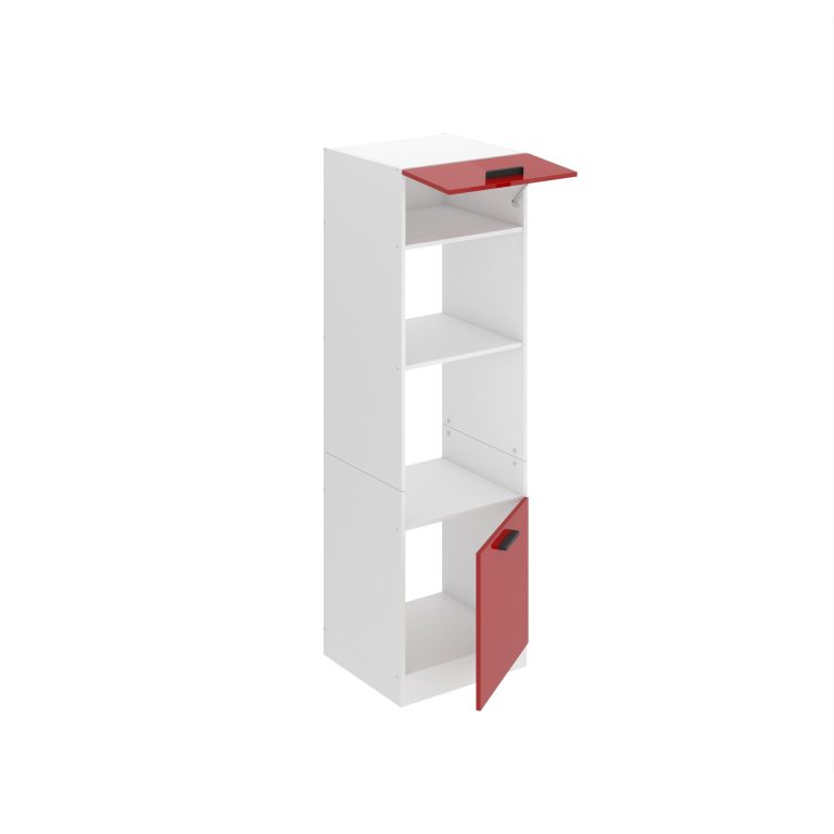 Belini Mobile alto da cucina per incasso del forno Premium Versione completa 60 cm rosso lucido Produttore INF SSP60/0/WT/R/0/B1/PP






