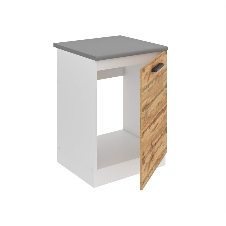 Belini Mobile lavello Premium Version 60 cm in rovere Wotan senza piano di lavoro Produttore TOR SDZ60/0/WT/DW/0/B1/PP







