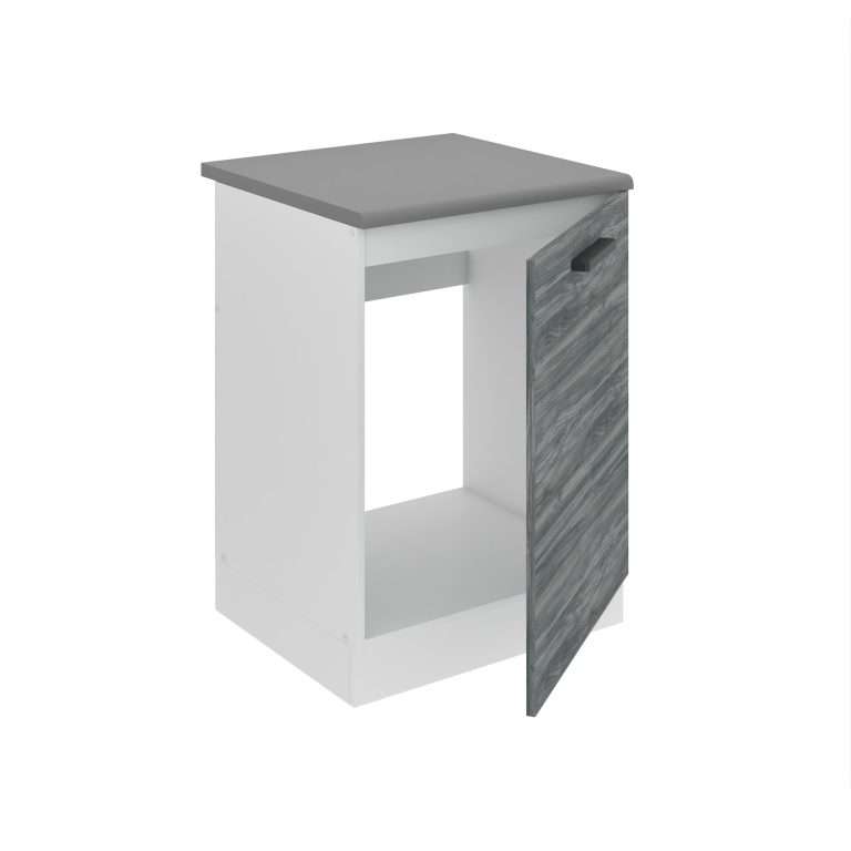 Belini Mobile lavello Premium Version 60 cm grigio antracite Glamour Wood senza piano di lavoro Produttore TOR SDZ60/0/WT/GW/0/B1/PP






