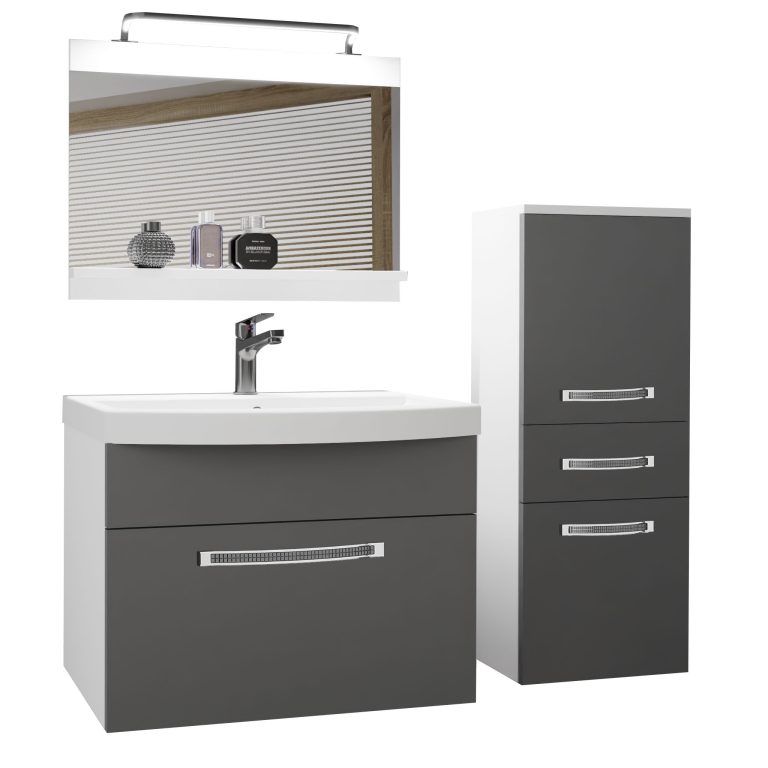  Mobili da bagno Belini Premium Glamour 22 GLA M 2/0/W/SR/0/MB/PP