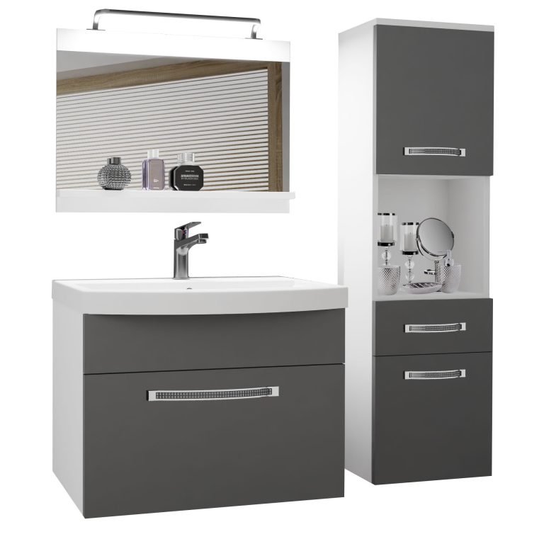 Mobili da bagno Belini Premium Glamour 41 GLA M 3/0/W/SR/0/MB/PP