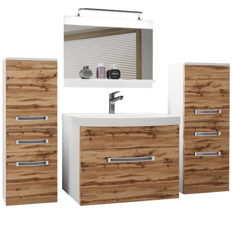 Mobili da bagno Belini Premium Glamour 61 GLA M 4/0/W/DW/0/MB/PP