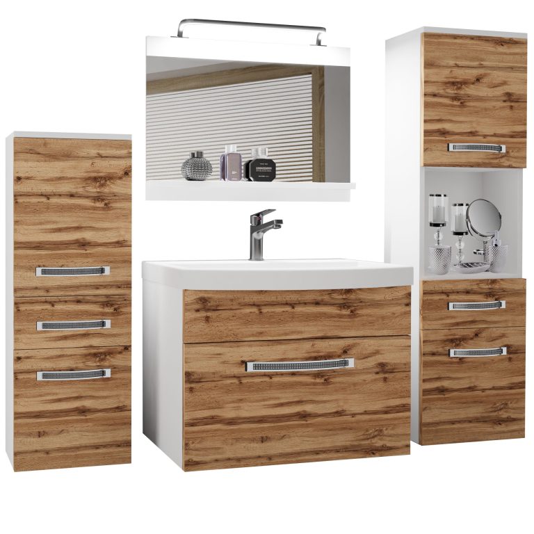 Mobili da bagno Belini Premium Glamour 80 GLA M 5/0/W/DW/0/MB/PP