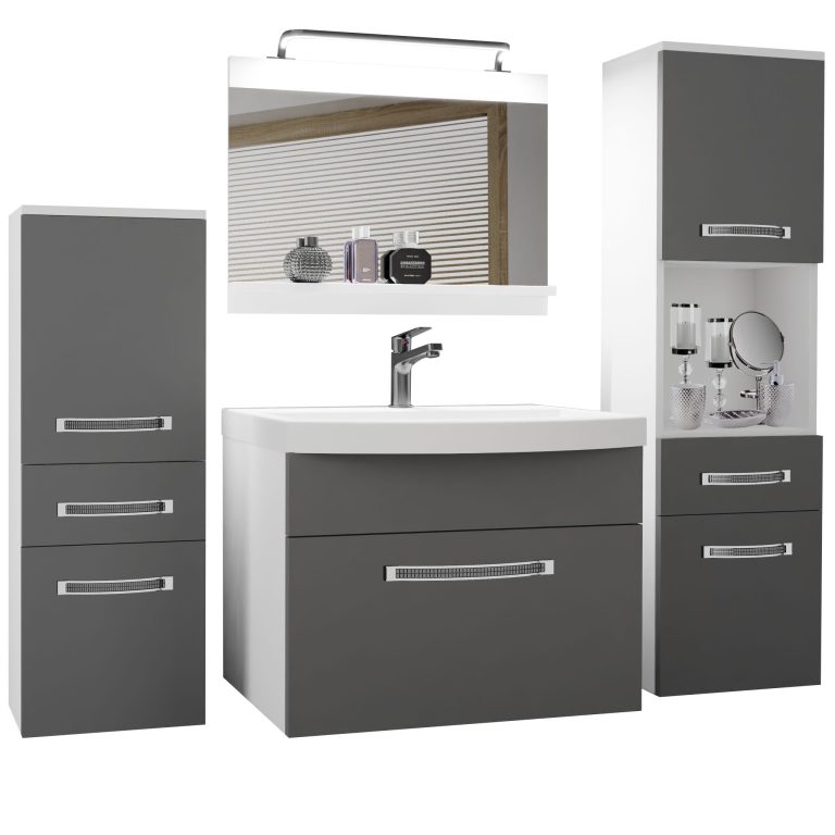 Mobili da bagno Belini Premium Glamour 79 GLA M 5/0/W/SR/0/MB/PP