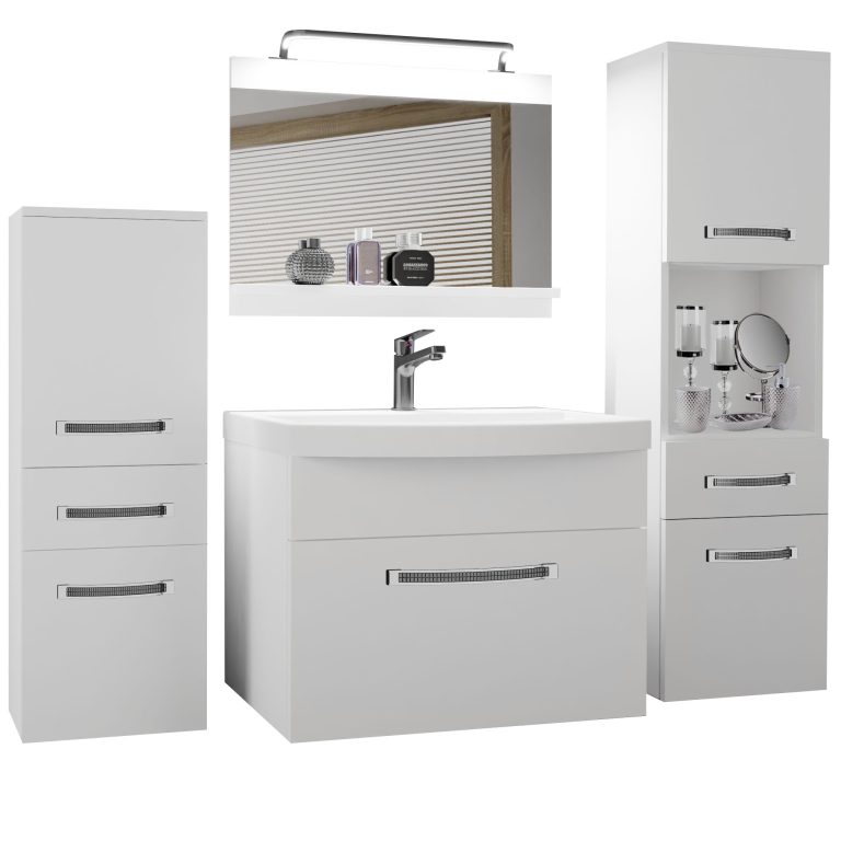 Mobili da bagno Belini Premium Glamour 77 GLA M 5/0/W/W/0/MB/PP