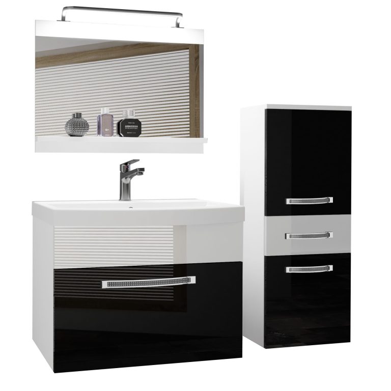Mobili da bagno Belini Premium Glamour 29 GLA P 2/0/W/BW/0/MB/PP