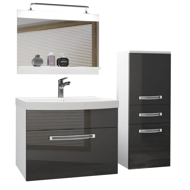 Mobili da bagno Belini Premium Glamour 26 GLA P 2/0/W/S/0/MB/PP