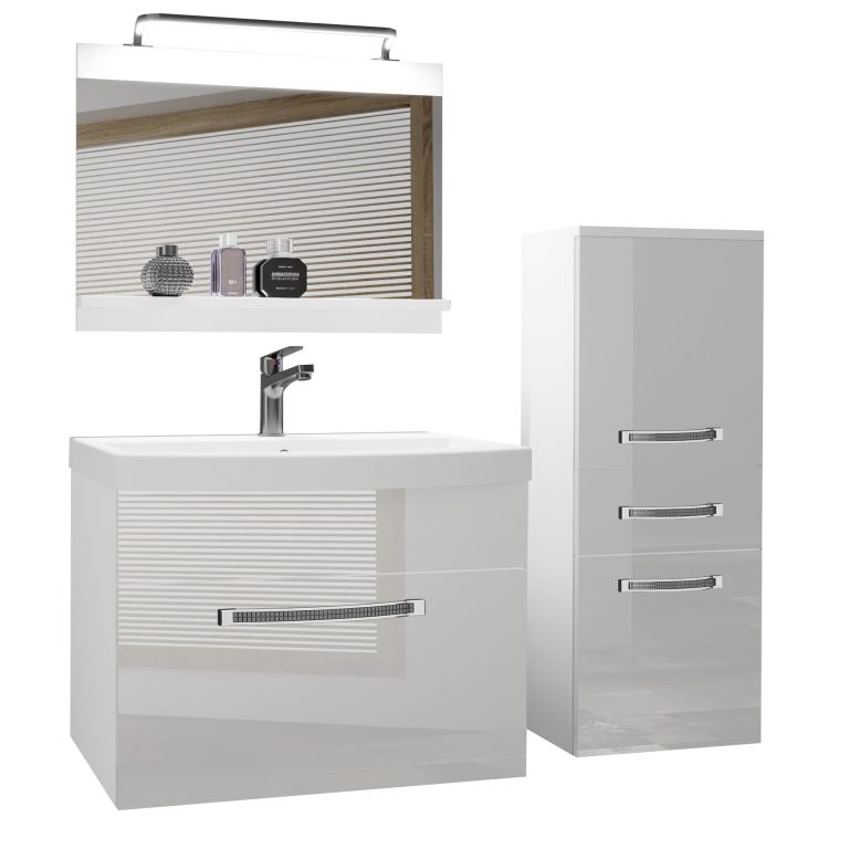  Mobili da bagno Belini Premium Glamour 24 GLA P 2/0/W/W/0/MB/PP