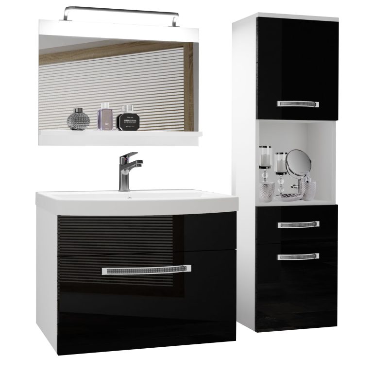 Mobili da bagno Belini Premium Glamour 44 GLA P 3/0/W/B/0/MB/PP