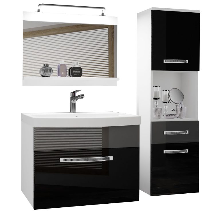 Mobili da bagno Belini Premium Glamour 49 GLA P 3/0/W/BS/0/MB/PP