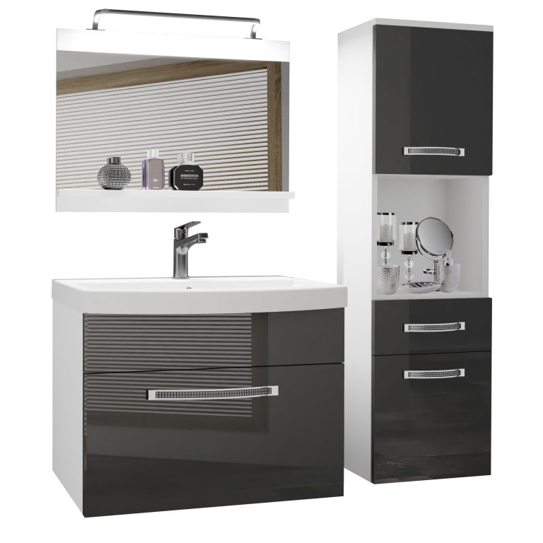 Mobili da bagno Belini Premium Glamour 45 GLA P 3/0/W/S/0/MB/PP