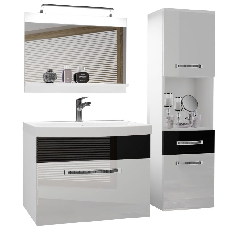 Mobili da bagno Belini Premium Glamour 46 GLA P 3/0/W/WB/0/MB/PP
