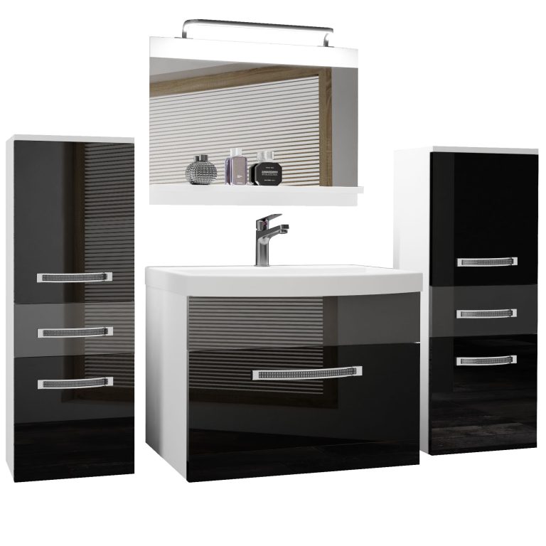 Mobili da bagno Belini Premium Glamour 68 GLA P 4/0/W/BS/0/MB/PP
