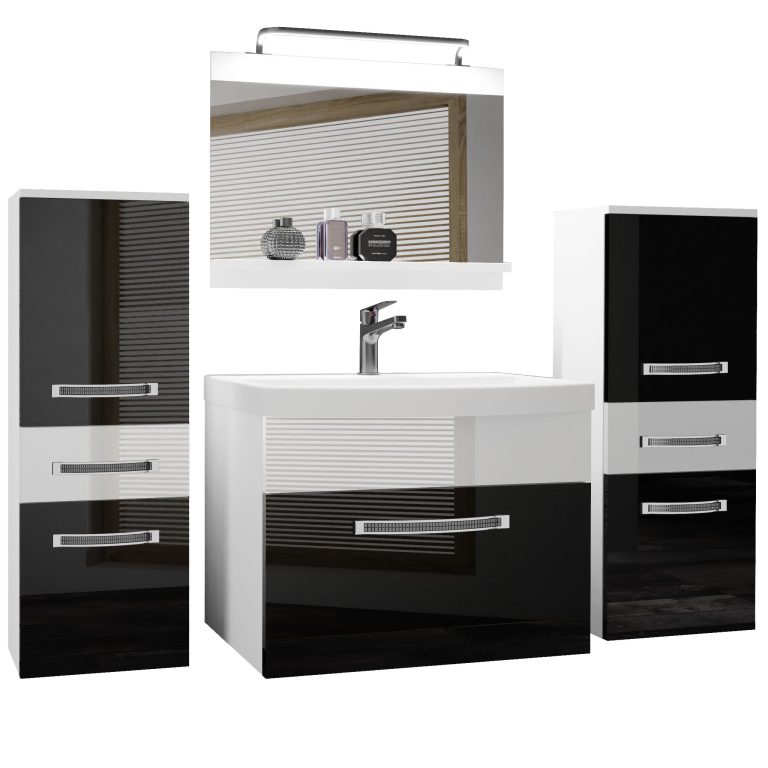 Mobili da bagno Belini Premium Glamour 67 GLA P 4/0/W/BW/0/MB/PP