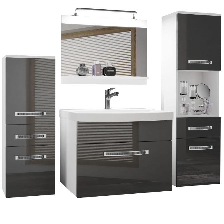 Mobili da bagno Belini Premium Glamour 83 GLA P 5/0/W/S/0/MB/PP