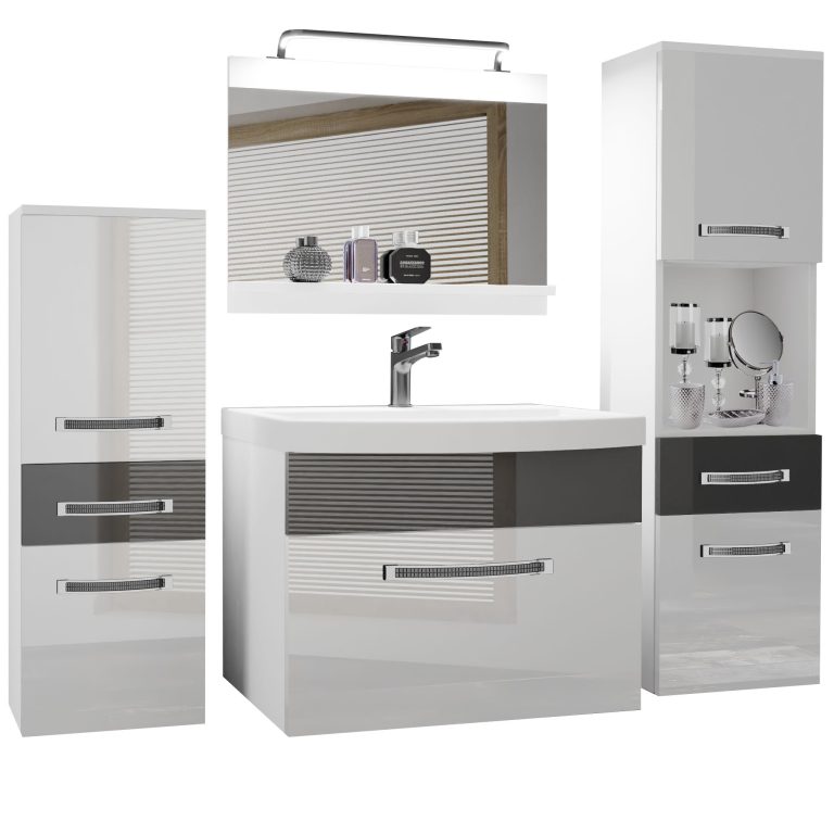Mobili da bagno Belini Premium Glamour 85 GLA P 5/0/W/WS/0/MB/PP