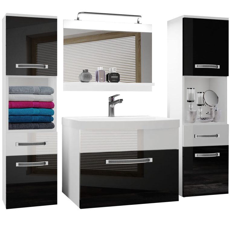 Mobili da bagno Belini Premium Glamour 105 GLA P 6/0/W/BW/0/MB/PP