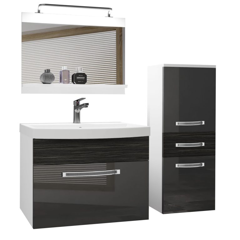 Mobili da bagno Belini Glamour 33 GLA PM 2/0/W/SHK/0/MB/PP