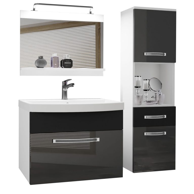 Mobili da bagno Belini Premium Glamour 51 GLA PM 3/0/W/SB/0/MB/PP