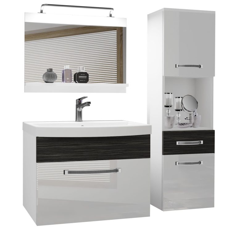 Mobili da bagno Belini Premium Glamour 54 GLA PM 3/0/W/WHK/0/MB/PP