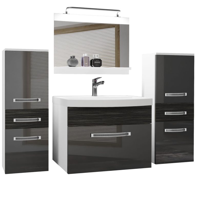 Mobili da bagno Belini Premium Glamour 71 GLA PM 4/0/W/SHK/0/MB/PP