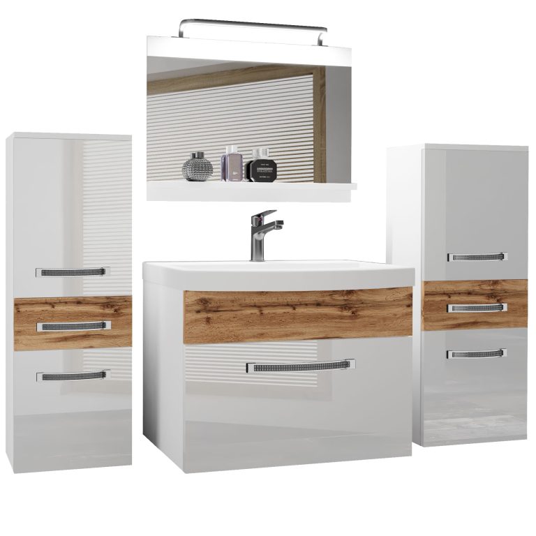 Mobili da bagno Belini Premium Glamour 74  GLA PM 4/0/W/WDW/0/MB/PP