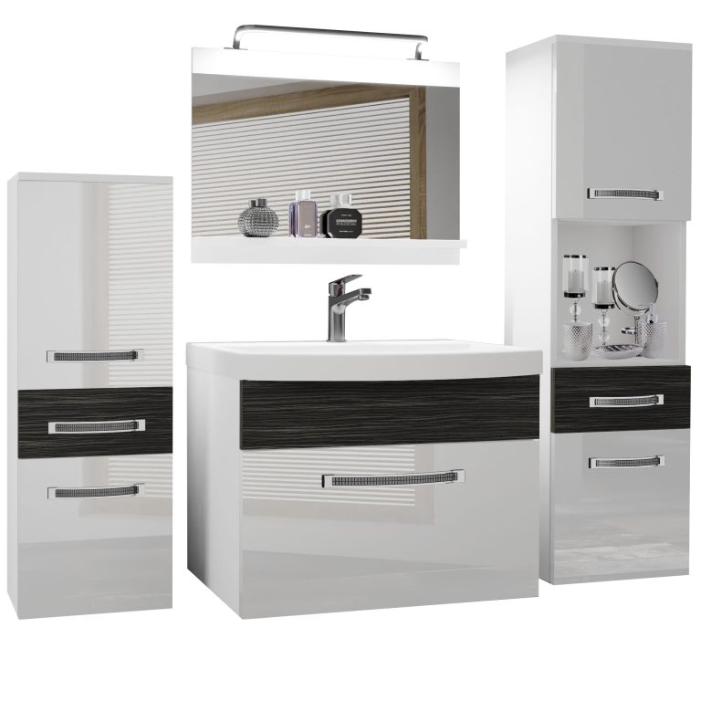 Mobili da bagno Belini Premium Glamour 92 GLA PM 5/0/W/WHK/0/MB/PP