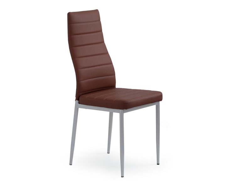 SEDIA DA CUCINA IN METALLO MODERNO MARRONE