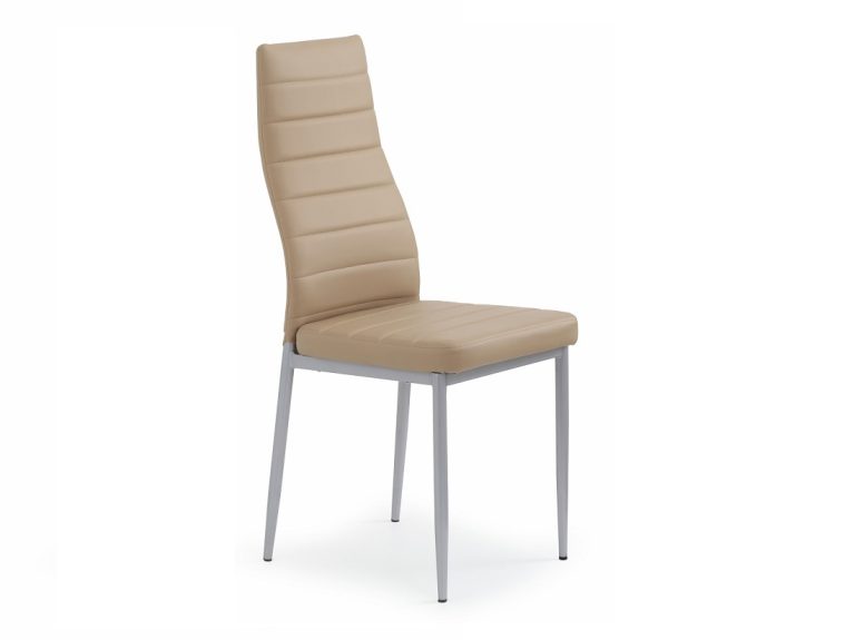 SEDIA DA CUCINA IN METALLO MODERNO BEIGE