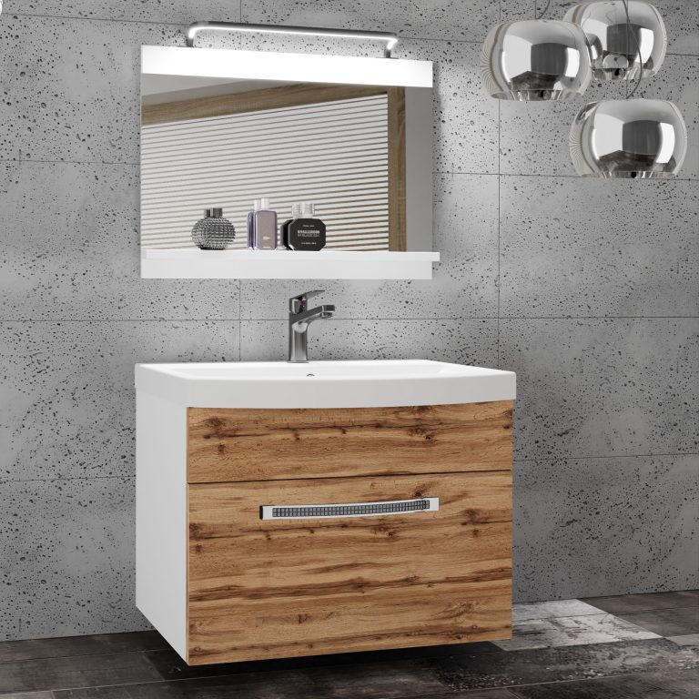 Mobili da bagno Belini Premium Versione completa Glamour 4 Produttore GLA M 1/0/W/DW/0/MB/PP