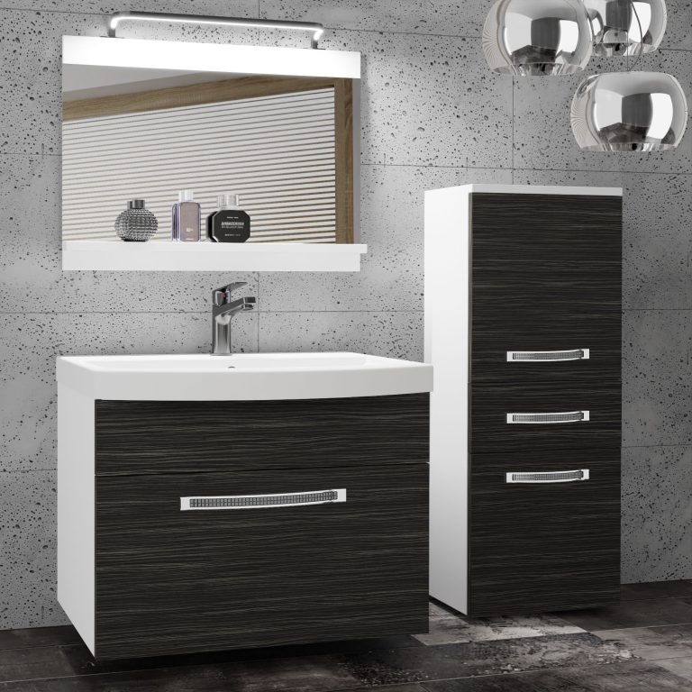 Mobili da bagno Belini Premium Versione completa Glamour 21 GLA M 2/0/W/HK/0/MB/PP