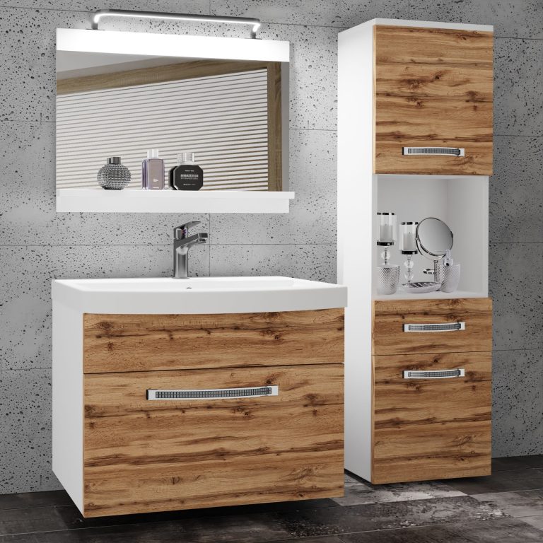 Mobili da bagno Belini Premium Glamour 42 GLA M 3/0/W/DW/0/MB/PP
