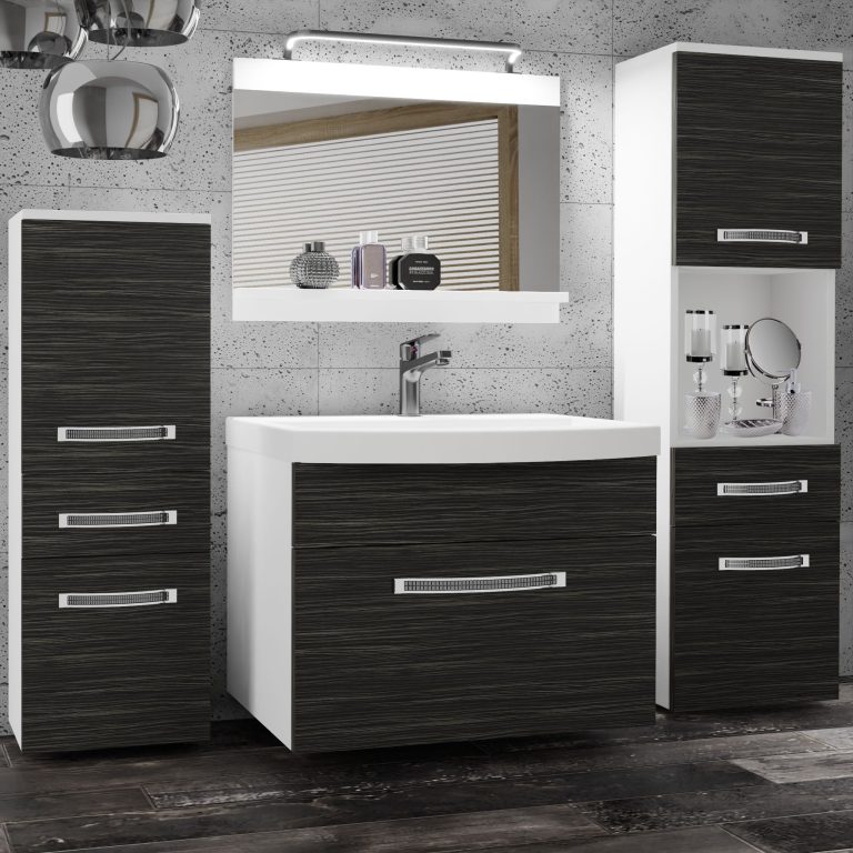 Mobili da bagno Belini Premium Glamour 78 GLA M 5/0/W/HK/0/MB/PP