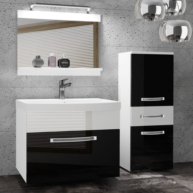 Mobili da bagno Belini Premium Glamour 29 GLA P 2/0/W/BW/0/MB/PP