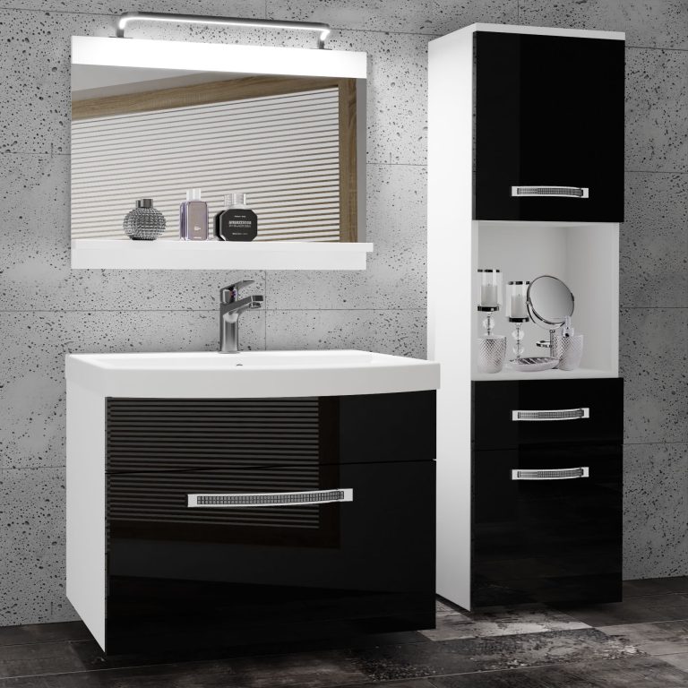 Mobili da bagno Belini Premium Glamour 44 GLA P 3/0/W/B/0/MB/PP