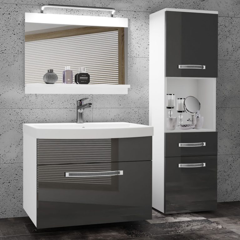 Mobili da bagno Belini Premium Glamour 45 GLA P 3/0/W/S/0/MB/PP